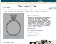 Tablet Screenshot of moissaniteco.com